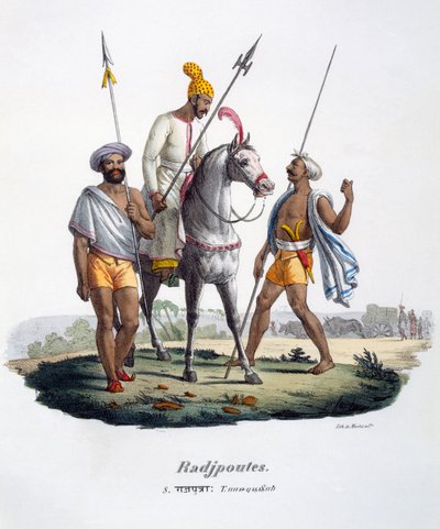 Rajputs, 1827-35 by M.E. Burnouf
